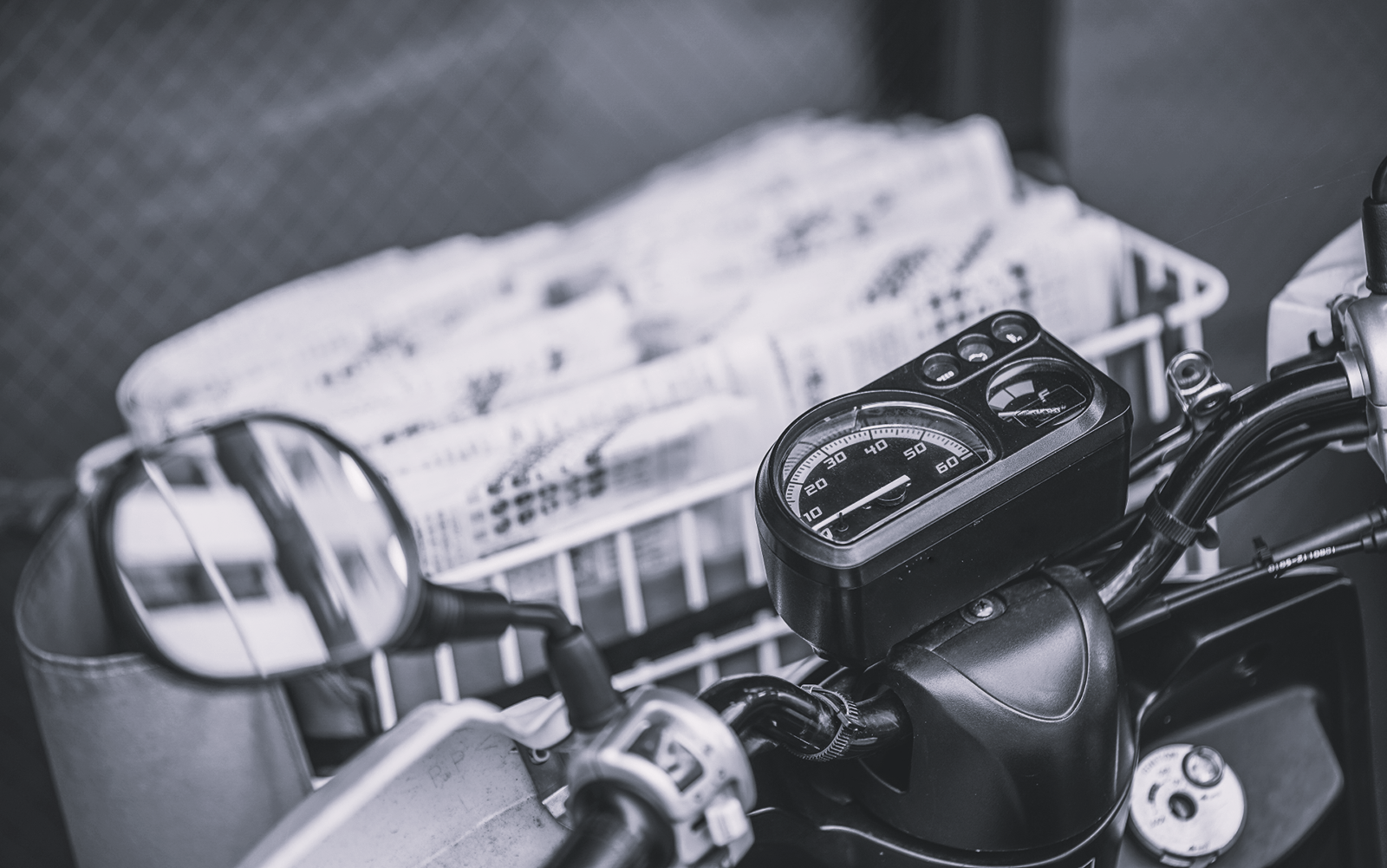 新聞配達のイメージ